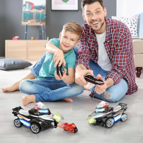 Motocicletă RC cu Telecomandă și 3 Mini Motociclete Ejectabile