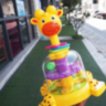 Girafă Interactivă cu Bile Rotative pentru Bebeluși