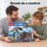 Set construcție City SWAT 585 piese, camion și robot