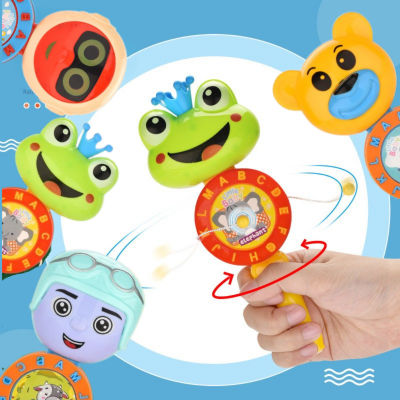 Tobă Zornăitoare cu Mâner pentru Bebeluși (culoare aleatorie) | image