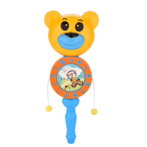 Tobă Zornăitoare cu Mâner pentru Bebeluși (culoare aleatorie)