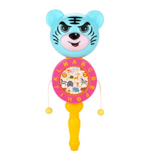 Tobă Zornăitoare cu Mâner pentru Bebeluși (culoare aleatorie)