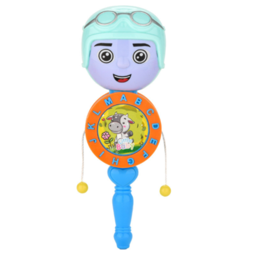 Tobă Zornăitoare cu Mâner pentru Bebeluși (culoare aleatorie)