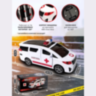 Ambulanță Interactivă cu Uși Automate și Rotire 360° 