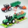 Tractor de fermă pentru copii cu remorcă (model aleatoriu)