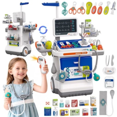 Cărucior Medical Interactiv 32 Piese pentru Copii | image