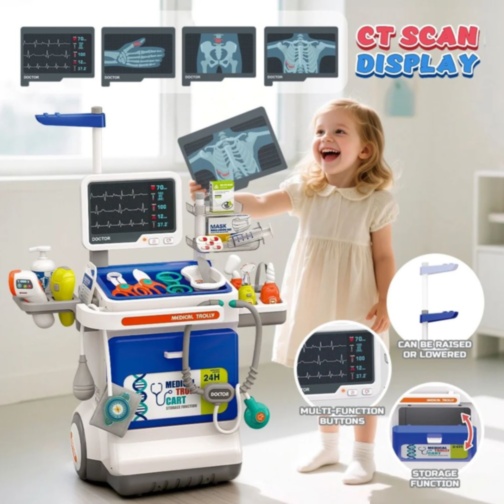 Cărucior Medical Interactiv 32 Piese pentru Copii