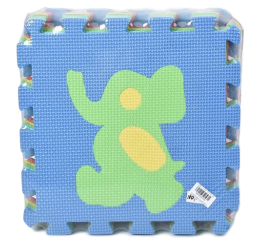 Covoraș Puzzle din Burete cu Animale, 10 Plăci 