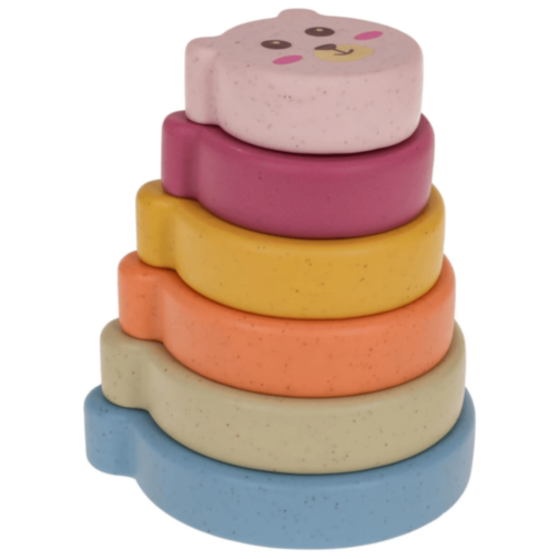 Set educativ bebeluși cu cuburi, bile și animale moi