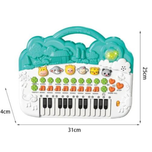 Pianul Muzical cu Animale - Învățare prin Muzică și Lumini
