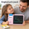 Tabletă educativă cu desen și 112 cartonașe în engleză