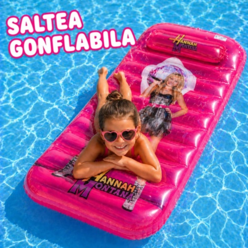 Saltea Gonflabilă Copii pentru Piscină cu Pernă
