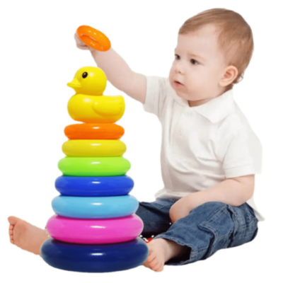 Turn Mic de Stivuire cu 7 Inele și Rățușcă | image