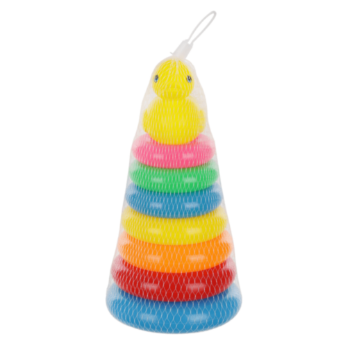 Turn Mic de Stivuire cu 7 Inele și Rățușcă