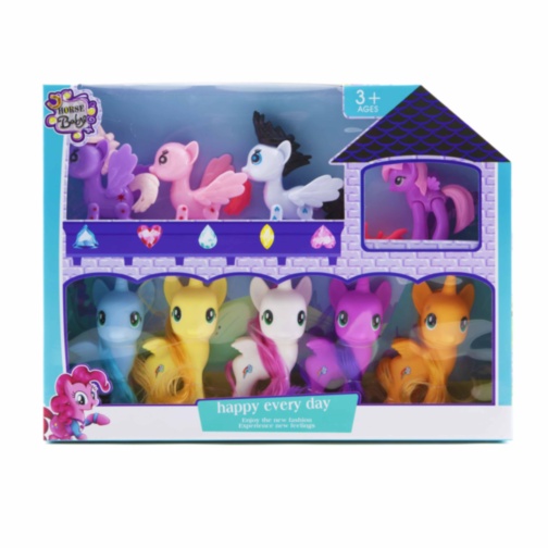 Mega Set de 12 Ponei Colorați