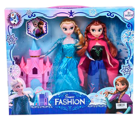 Elsa și Ana cu Mini-Castel