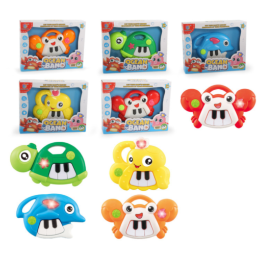 1buc. Jucărie Muzicală Ocean Band pentru Copii – Modele Animale Marine
