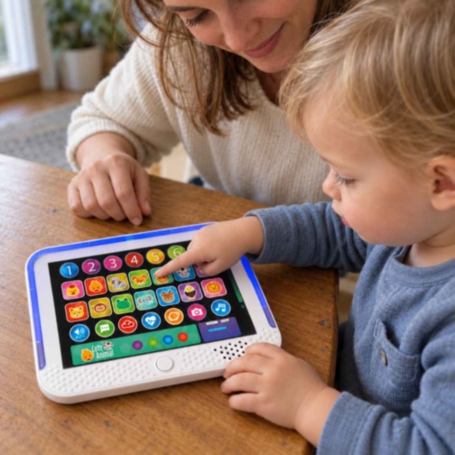Tabletă educativă tactilă pentru copii cu sunete și lumini
