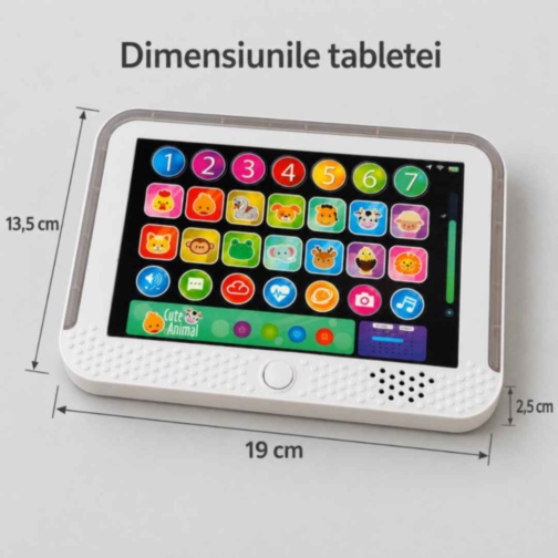 Tabletă educativă tactilă pentru copii cu sunete și lumini