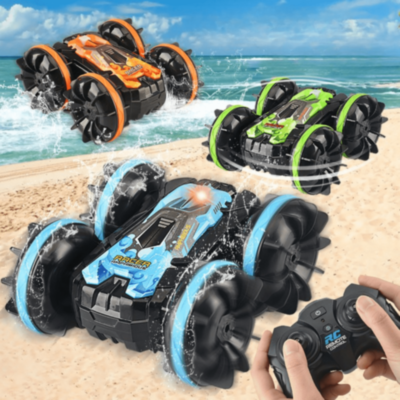 Mașinuță Amfibie cu Telecomandă 360° pentru Copii (culoare aleatorie) | image