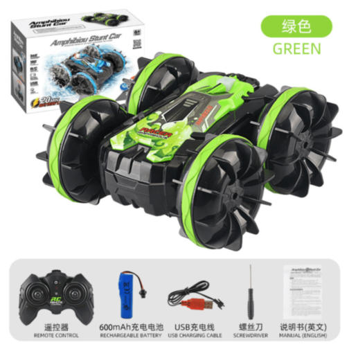 Mașinuță Amfibie cu Telecomandă 360° pentru Copii (culoare aleatorie)