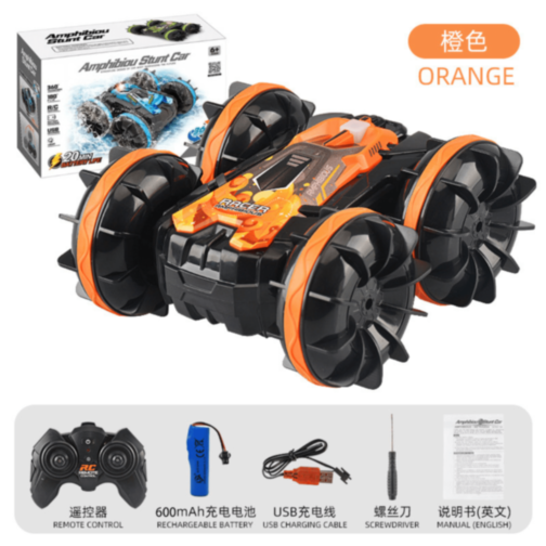 Mașinuță Amfibie cu Telecomandă 360° pentru Copii (culoare aleatorie)