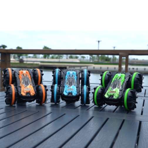 Mașinuță Amfibie cu Telecomandă 360° pentru Copii (culoare aleatorie)