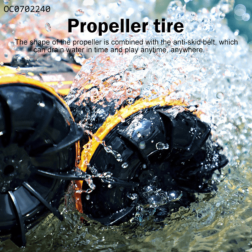 Mașinuță Amfibie cu Telecomandă 360° pentru Copii (culoare aleatorie)