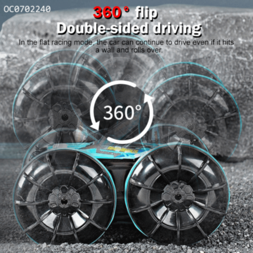 Mașinuță Amfibie cu Telecomandă 360° pentru Copii (culoare aleatorie)