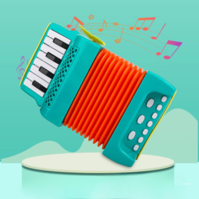 Acordeon Muzical pentru Copii cu Clape și Butoane (culoare aleatorie) | image