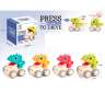 Mașinuță Dinozaur cu Funcție Press & Go (culoare aleatorie)