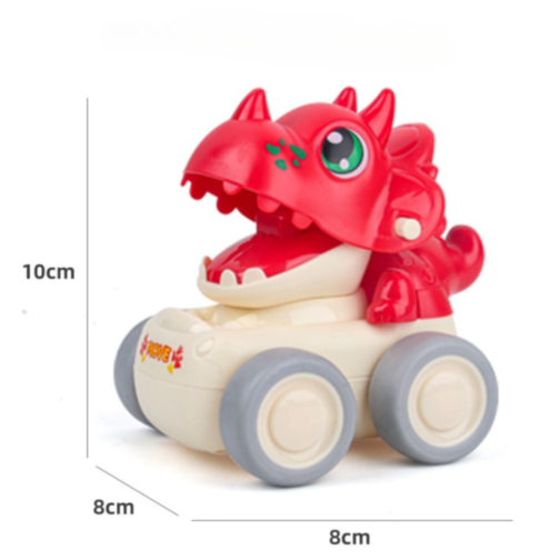Mașinuță Dinozaur cu Funcție Press & Go (culoare aleatorie)