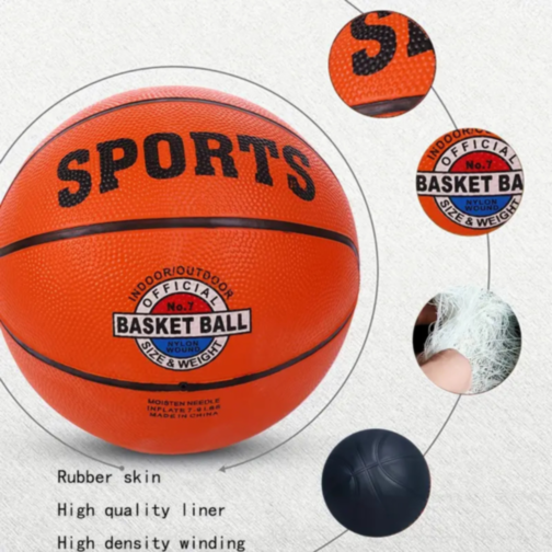 Minge Baschet Nr. 7 pentru Joc în Sală și pe Teren (culoare aleatorie)