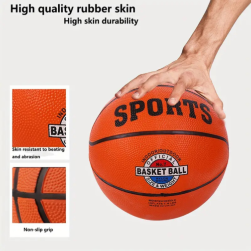 Minge Baschet Nr. 7 pentru Joc în Sală și pe Teren (culoare aleatorie)