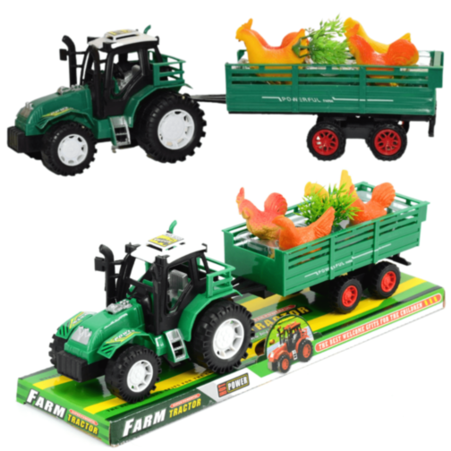 Tractor cu Remorcă și Animale pentru Copii 