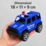 Mașină de poliție SUV cu inerție 18 cm
