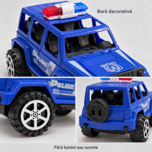 Mașină de poliție SUV cu inerție 18 cm
