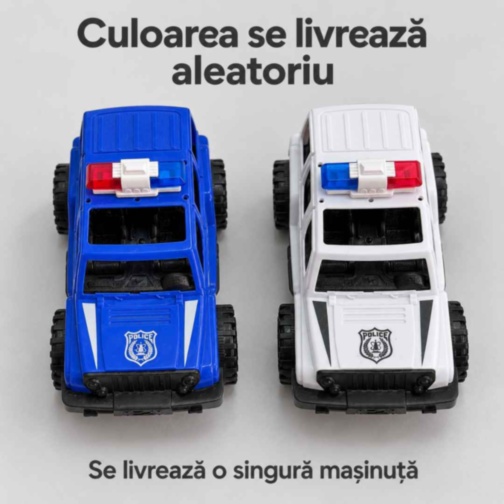 Mașină de poliție SUV cu inerție 18 cm