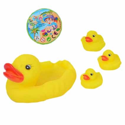 Set 4 Rățuște de Baie cu Piuitoare